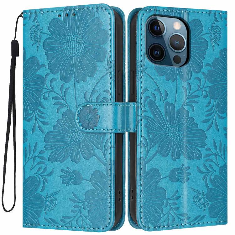 向日葵壓紋素皮手機殼附小黑繩，適用於 iPhone 14 Pro Max、iPhone 13 Pro Max、iPhone 13 Pro、iPhone 13、iPhone 12 / 12 Pro、iPhone 12 Pro Max、iPhone 11 Pro Max、iPhone 11