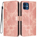 向日葵壓紋素皮手機殼附小黑繩，適用於 iPhone 14 Pro Max、iPhone 13 Pro Max、iPhone 13 Pro、iPhone 13、iPhone 12 / 12 Pro、iPhone 12 Pro Max、iPhone 11 Pro Max、iPhone 11