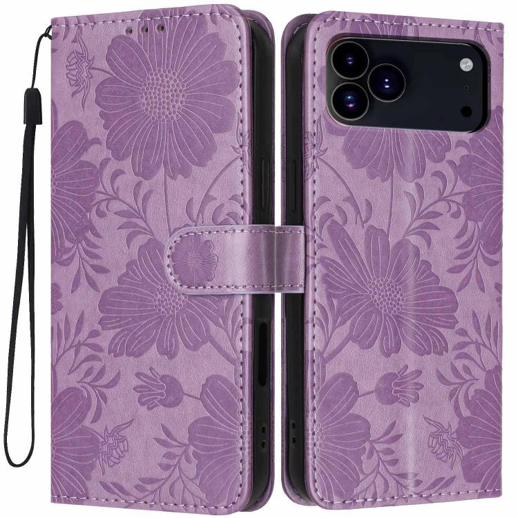 向日葵壓紋素食皮革手機殼附小黑繩，適用於 iPhone 16e / 17e，適用於 iPhone 17 Pro Max，適用於 iPhone 17 Pro，適用於 iPhone 17，適用於 iPhone Air，適用於 iPhone 16 Pro Max，適用於 iPhone 16 Pro，適用於 iPhone 16 Plus