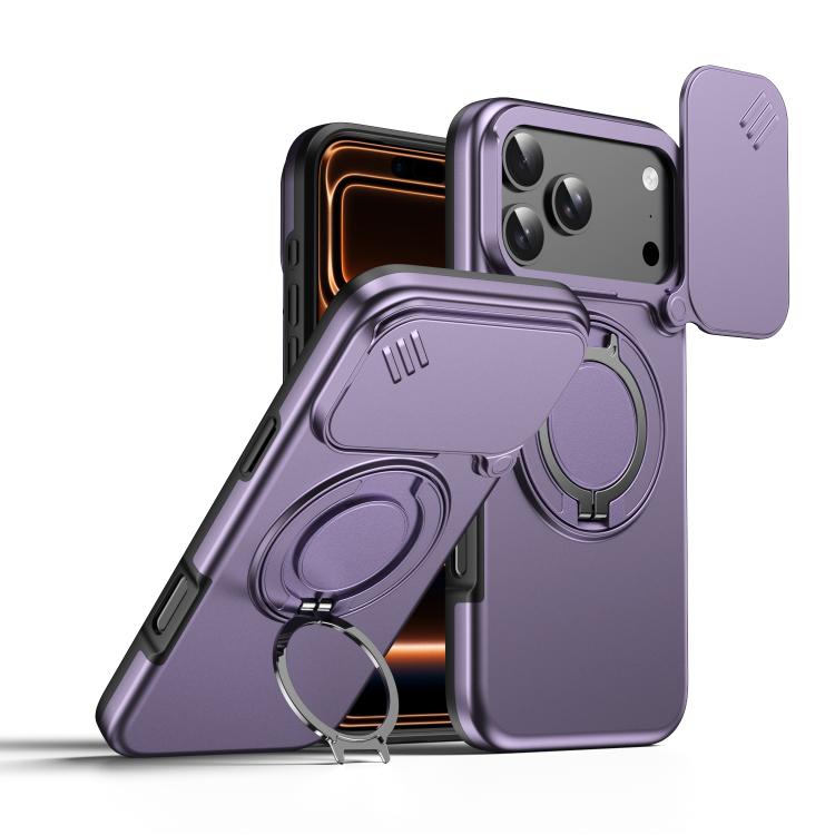 相機滑動遮罩磁吸旋轉支架手機殼，適用於 iPhone 17 Pro Max，iPhone 17 Pro，iPhone 17，iPhone Air，iPhone 16 Pro Max，iPhone 16 Pro