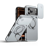 相機滑動遮罩磁吸旋轉支架手機殼，適用於 iPhone 17 Pro Max，iPhone 17 Pro，iPhone 17，iPhone Air，iPhone 16 Pro Max，iPhone 16 Pro