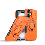 相機滑動遮罩磁吸旋轉支架手機殼，適用於 iPhone 17 Pro Max，iPhone 17 Pro，iPhone 17，iPhone Air，iPhone 16 Pro Max，iPhone 16 Pro