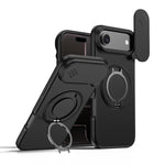 相機滑動遮罩磁吸旋轉支架手機殼，適用於 iPhone 17 Pro Max，iPhone 17 Pro，iPhone 17，iPhone Air，iPhone 16 Pro Max，iPhone 16 Pro