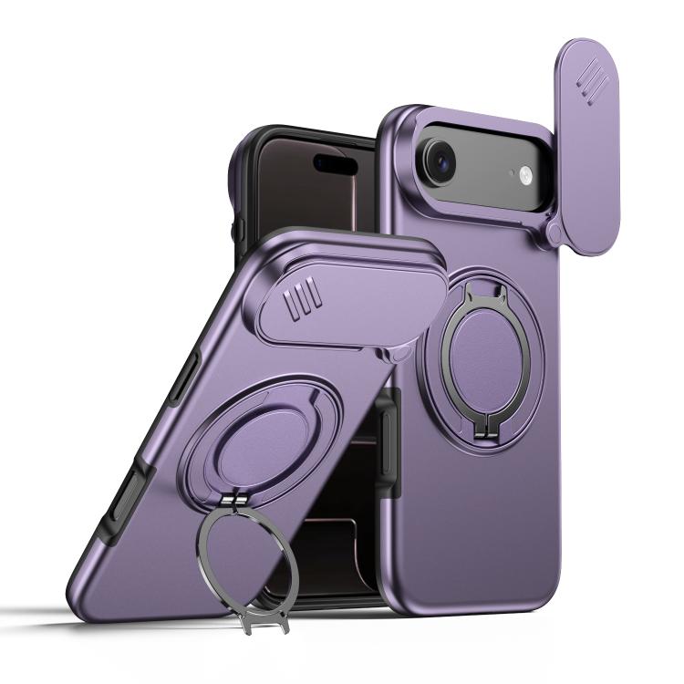 相機滑動遮罩磁吸旋轉支架手機殼，適用於 iPhone 17 Pro Max，iPhone 17 Pro，iPhone 17，iPhone Air，iPhone 16 Pro Max，iPhone 16 Pro