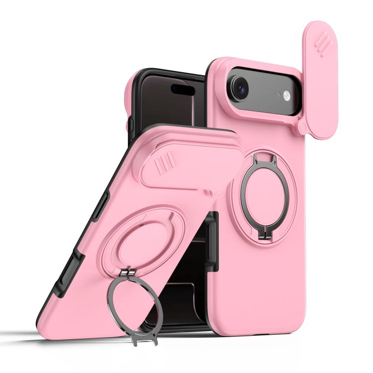 相機滑動遮罩磁吸旋轉支架手機殼，適用於 iPhone 17 Pro Max，iPhone 17 Pro，iPhone 17，iPhone Air，iPhone 16 Pro Max，iPhone 16 Pro
