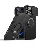 相機滑動遮罩磁吸旋轉支架手機殼，適用於 iPhone 17 Pro Max，iPhone 17 Pro，iPhone 17，iPhone Air，iPhone 16 Pro Max，iPhone 16 Pro
