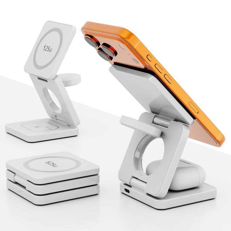 IW31 25W 可折疊 3 合 1 磁吸無線快速充電器