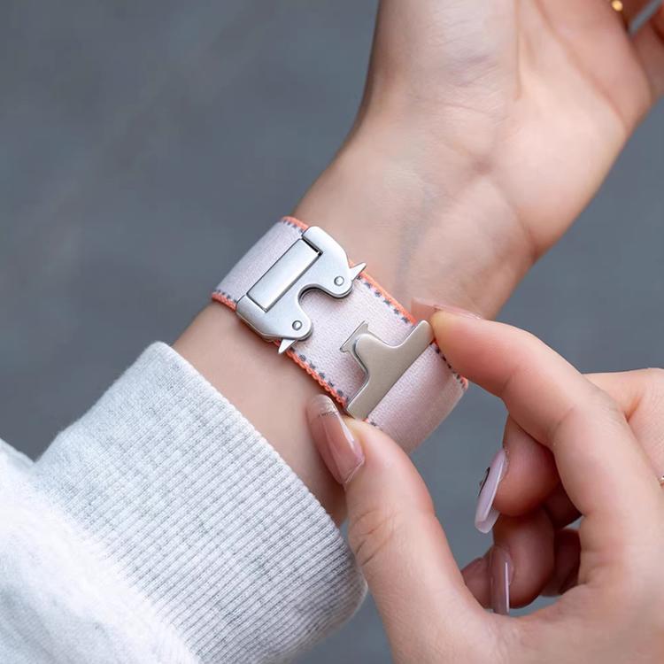 xDfind 尼龍野徑降落傘扣錶帶，適用於 Apple Watch 42 / 44 / 45 / 46 / 49mm，適用於 Apple Watch 38 / 40 / 41 / S11 42mm
