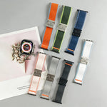 xDfind 尼龍野徑降落傘扣錶帶，適用於 Apple Watch 42 / 44 / 45 / 46 / 49mm，適用於 Apple Watch 38 / 40 / 41 / S11 42mm