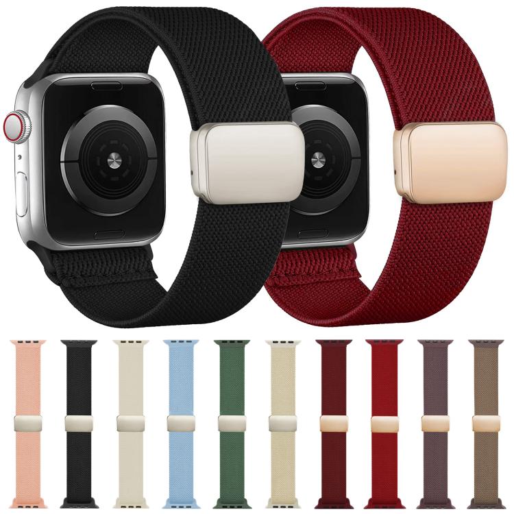 xDfind 尼龍斜紋磁扣錶帶，適用於 Apple Watch 42 / 44 / 45 / 46 / 49mm，適用於 Apple Watch 38 / 40 / 41 / S11 42mm