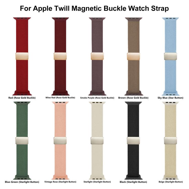 xDfind 尼龍斜紋磁扣錶帶，適用於 Apple Watch 42 / 44 / 45 / 46 / 49mm，適用於 Apple Watch 38 / 40 / 41 / S11 42mm