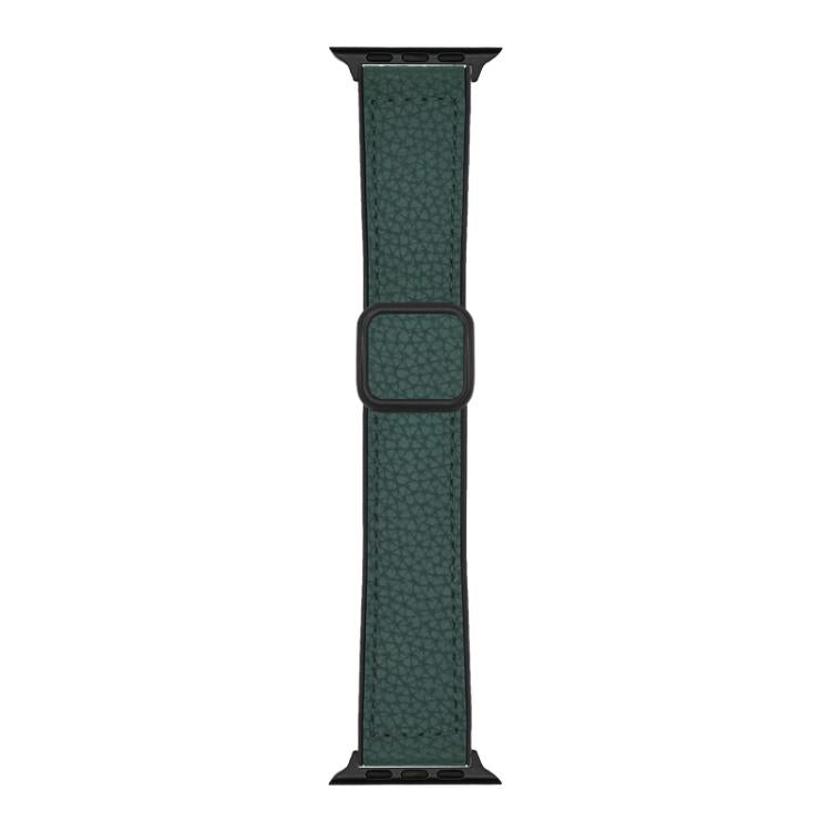 xDfind 荔枝紋素皮磁扣錶帶，適用於 Apple Watch 42 / 44 / 45 / 46 / 49mm，適用於 Apple Watch 38 / 40 / 41 / S11 42mm