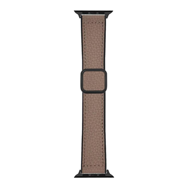 xDfind 荔枝紋素皮磁扣錶帶，適用於 Apple Watch 42 / 44 / 45 / 46 / 49mm，適用於 Apple Watch 38 / 40 / 41 / S11 42mm