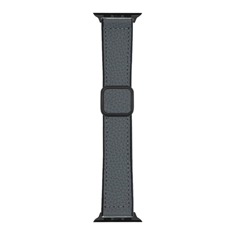 xDfind 荔枝紋素皮磁扣錶帶，適用於 Apple Watch 42 / 44 / 45 / 46 / 49mm，適用於 Apple Watch 38 / 40 / 41 / S11 42mm
