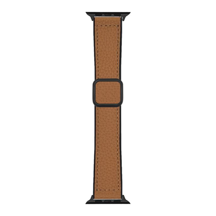 xDfind 荔枝紋素皮磁扣錶帶，適用於 Apple Watch 42 / 44 / 45 / 46 / 49mm，適用於 Apple Watch 38 / 40 / 41 / S11 42mm