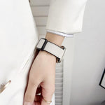 xDfind 荔枝紋素皮磁扣錶帶，適用於 Apple Watch 42 / 44 / 45 / 46 / 49mm，適用於 Apple Watch 38 / 40 / 41 / S11 42mm