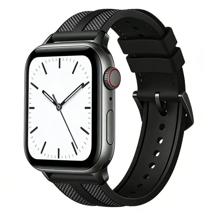 xDfind 火焰混合尼龍編織矽膠錶帶，適用於 Apple Watch 42 / 44 / 45 / 46 / 49mm，適用於 Apple Watch 38 / 40 / 41 / S11 42mm