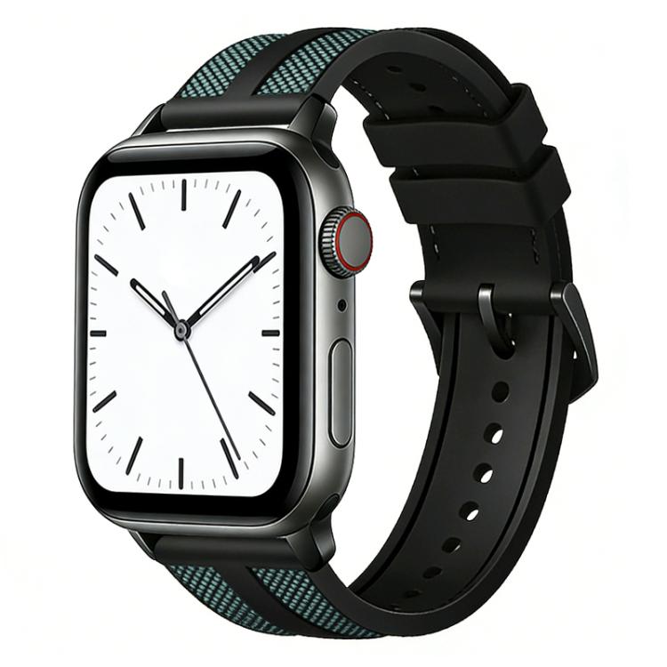 xDfind 火焰混合尼龍編織矽膠錶帶，適用於 Apple Watch 42 / 44 / 45 / 46 / 49mm，適用於 Apple Watch 38 / 40 / 41 / S11 42mm