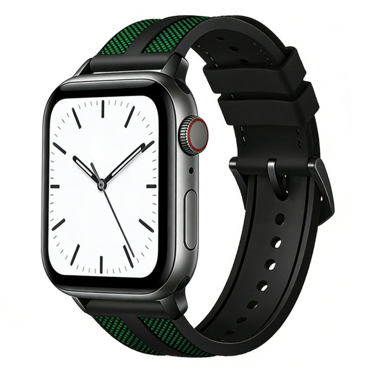 xDfind 火焰混合尼龍編織矽膠錶帶，適用於 Apple Watch 42 / 44 / 45 / 46 / 49mm，適用於 Apple Watch 38 / 40 / 41 / S11 42mm