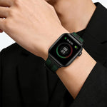 xDfind 火焰混合尼龍編織矽膠錶帶，適用於 Apple Watch 42 / 44 / 45 / 46 / 49mm，適用於 Apple Watch 38 / 40 / 41 / S11 42mm