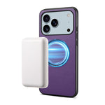 Denior A08 PU 素食皮革小牛皮紋理磁吸手機殼，適用於 iPhone 17 Pro Max，iPhone 17 Pro，iPhone 17，iPhone Air