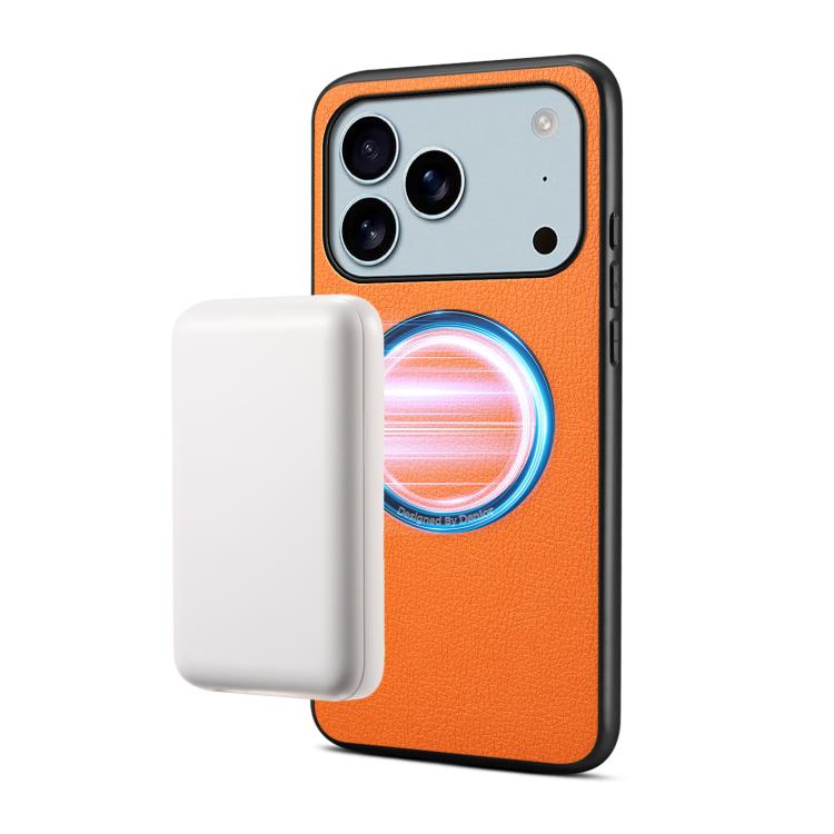 Denior A08 PU 素食皮革小牛皮紋理磁吸手機殼，適用於 iPhone 17 Pro Max，iPhone 17 Pro，iPhone 17，iPhone Air