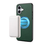 Denior A08 PU 素食皮革小牛皮紋理磁吸手機殼，適用於 iPhone 17 Pro Max，iPhone 17 Pro，iPhone 17，iPhone Air