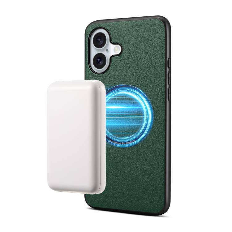 Denior A08 PU 素食皮革小牛皮紋理磁吸手機殼，適用於 iPhone 17 Pro Max，iPhone 17 Pro，iPhone 17，iPhone Air