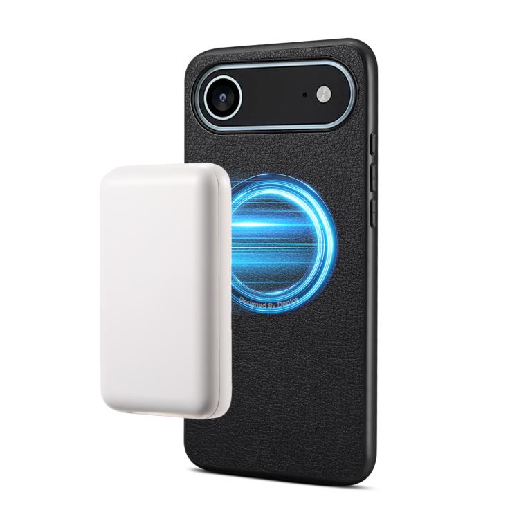 Denior A08 PU 素食皮革小牛皮紋理磁吸手機殼，適用於 iPhone 17 Pro Max，iPhone 17 Pro，iPhone 17，iPhone Air