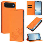 強力磁性雙蝶形RFID素皮手機殼，適用於iPhone Air、iPhone 16 Pro Max、iPhone 16 Pro、iPhone 16 Plus