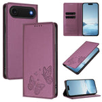 強力磁性雙蝶形RFID素皮手機殼，適用於iPhone Air、iPhone 16 Pro Max、iPhone 16 Pro、iPhone 16 Plus