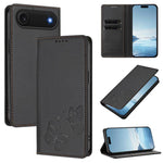 強力磁性雙蝶形RFID素皮手機殼，適用於iPhone Air、iPhone 16 Pro Max、iPhone 16 Pro、iPhone 16 Plus