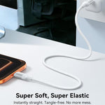 JOYROOM S-A62 活力系列 30W USB-C / Type-C 轉 8 Pin 快充數據線，長度：1.2m，USB-C / Type-C 轉 8 Pin
