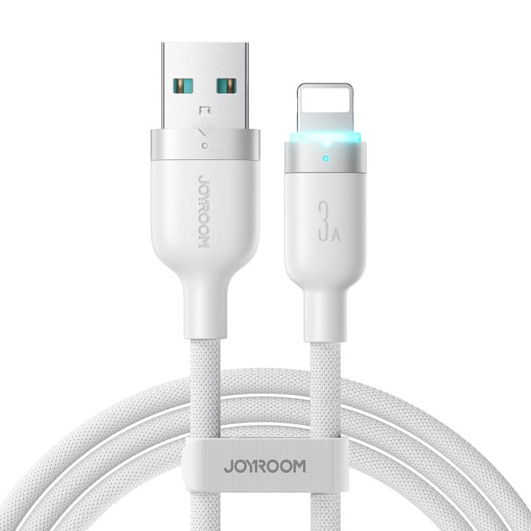 JOYROOM S-A63 StarWay 系列 1.2m 3A USB-A 轉 8 Pin 自動斷電快充數據線，USB-A 轉 8 Pin