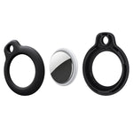 XDcase 純色硬質 PC 保護殼附鑰匙圈，1 個（黑色）、1 個（白色）、1 個（玫瑰紅）、1 個（藍色）、1 個（粉紅色）、1 個（軍綠色）