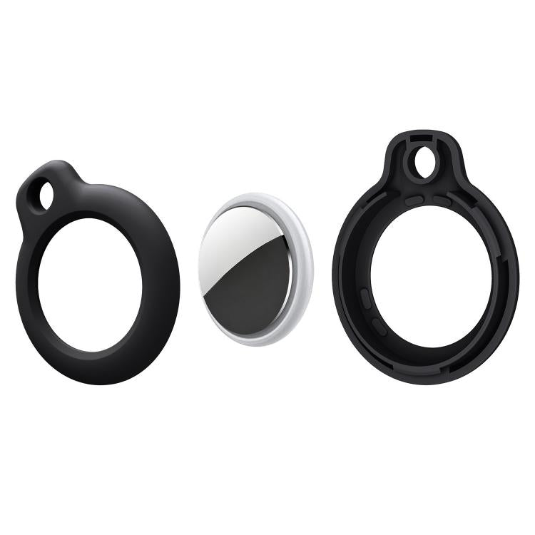 XDcase 純色硬質 PC 保護殼附鑰匙圈，1 個（黑色）、1 個（白色）、1 個（玫瑰紅）、1 個（藍色）、1 個（粉紅色）、1 個（軍綠色）