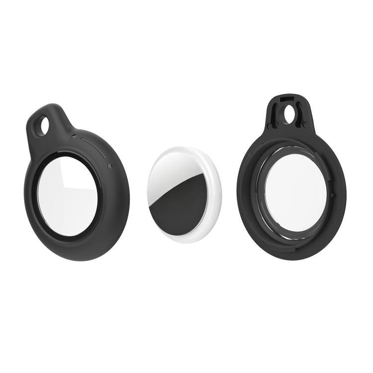 XDcase 純色硬質 PC 保護殼附背帶，1 個（黑色）、1 個（白色）、1 個（玫瑰紅）、1 個（藍色）
