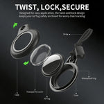 XDcase 純色硬質 PC 保護殼附背帶，1 個（黑色）、1 個（白色）、1 個（玫瑰紅）、1 個（藍色）