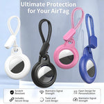 XDcase 純色硬質 PC 保護殼附背帶，1 個（黑色）、1 個（白色）、1 個（玫瑰紅）、1 個（藍色）