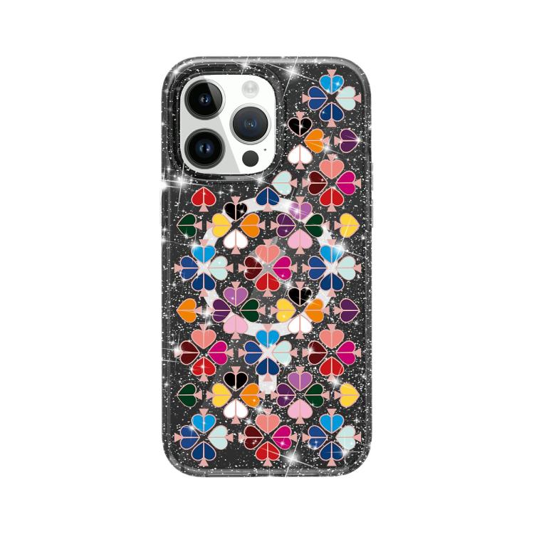 閃耀水晶紅心圖案磁吸手機殼，適用於 iPhone 15、iPhone 14 Plus、iPhone 14、iPhone 14 Pro、iPhone 14 Pro Max、iPhone 13 Pro Max、iPhone 13 Pro、iPhone 13
