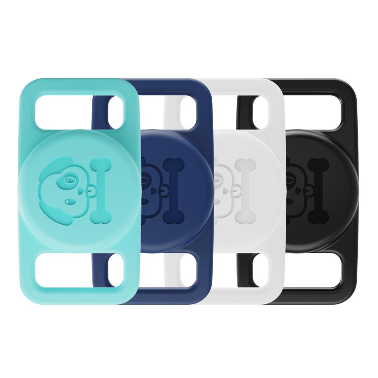 XDcase 4件組寵物項圈設計防水矽膠保護殼，4件組（黑白藍綠）、4件組（粉紅紅紫黃）