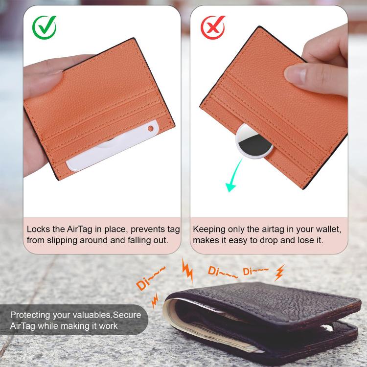 XDcase 超薄錢包卡片設計 TPU 保護殼，適用 AirTag 第二代 / 第一代