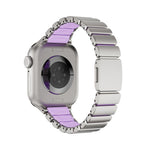單珠腰部不鏽鋼諾曼磁扣錶帶，適用於 Apple Watch 46mm / 49mm / 45mm / 44mm，適用於 Apple Watch 42mm / 41mm / 40mm / 38mm