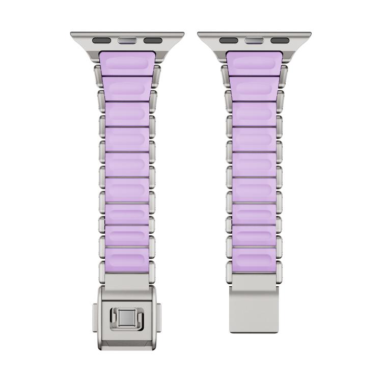 單珠腰部不鏽鋼諾曼磁扣錶帶，適用於 Apple Watch 46mm / 49mm / 45mm / 44mm，適用於 Apple Watch 42mm / 41mm / 40mm / 38mm