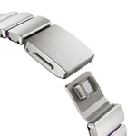 單珠腰部不鏽鋼諾曼磁扣錶帶，適用於 Apple Watch 46mm / 49mm / 45mm / 44mm，適用於 Apple Watch 42mm / 41mm / 40mm / 38mm