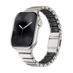 單珠腰部不鏽鋼諾曼磁扣錶帶，適用於 Apple Watch 46mm / 49mm / 45mm / 44mm，適用於 Apple Watch 42mm / 41mm / 40mm / 38mm