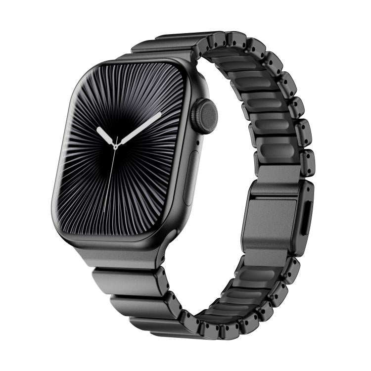單珠腰部不鏽鋼諾曼磁扣錶帶，適用於 Apple Watch 46mm / 49mm / 45mm / 44mm，適用於 Apple Watch 42mm / 41mm / 40mm / 38mm