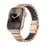 單珠腰部不鏽鋼諾曼磁扣錶帶，適用於 Apple Watch 46mm / 49mm / 45mm / 44mm，適用於 Apple Watch 42mm / 41mm / 40mm / 38mm