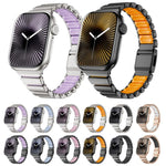 單珠腰部不鏽鋼諾曼磁扣錶帶，適用於 Apple Watch 46mm / 49mm / 45mm / 44mm，適用於 Apple Watch 42mm / 41mm / 40mm / 38mm