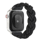 彈性織布錶帶，適用 Apple Watch Series 6 & SE & 5 & 4 44mm / 3 & 2 & 1 42mm，長度 160mm